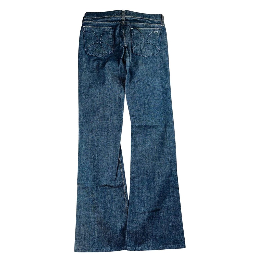 Y2K Habitual The City Bootcut Jeans Women 29 Blue Dark Wash Denim Flare USA Made